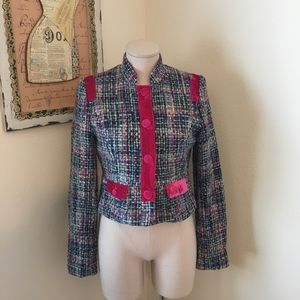 Kenzie Girl Chic Tweed Jacket
